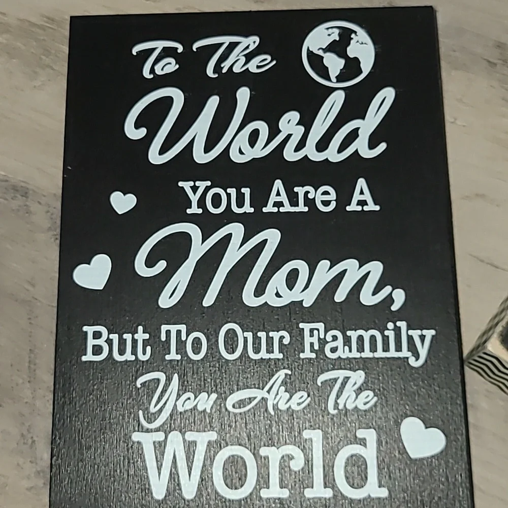 2 Mother's Day Themed Wood Signs